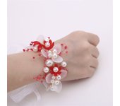 Elegant Girls Headband Imitated Pearl Hair Headdress Baby GirlsFlower Wreath Bride Garland Head Hoop Wedding Headbands Hair