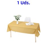 1pc Reusable Tablecloths 137x183cm BPA Free Plastic Dining Table Cover Cloth for Parties Picnic Camping Disposable Tablecloths