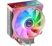 Mars Gaming MCPU-VR, Disipador CPU, Doble iluminación ARGB Infinity Mirror, 4 Heatpipes HCT, TDP 180W, Disipador de Calor Negro, Rosa o Blanco