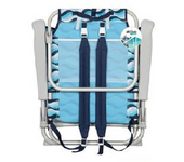 Silla Mochila De Playa Plegable Aluminio Xl 5 Posiciones 64X63X28/82 Cm (Color Baby 62417)