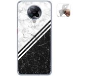 Tumundosmartphone Funda Gel Tpu para Xiaomi POCO F2 Pro diseño Mármol 01 Dibujos
