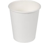Algon - Set de Vasos 50 Unidades Blancos de Cartón 120cc - Ecológicos y Resistentes, Versátiles y Prácticos
