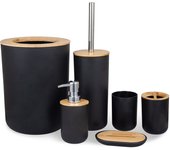 6 Piezas Dispensador de Jabón, Cuchillo de Baño, Botella de Loción, Cubo de Cuchillo