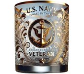 Vasos de whisky en homenaje a veteranos, vaso grabado para el 250.º aniversario del Cuerpo de Marines, regalo para veteranos del ejército (D)