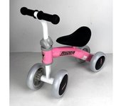 Bicicleta sin pedales My first Ryder de 4 ruedas, con diseños exclusivos de Patrulla Canina o en Rosa o Turquesa  Correpasillos ligero y resistente Paw Patrol. Con sillín acolchados. A partir de 18 meses.  Usable y bonito. Calidad a buen precio.