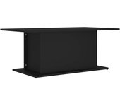 vidaXL Mesa de centro madera de ingeniería 102x55,5x40 cm Blanco, Negro, Roble Sonoma Mesita de Salón o Comedor o Auxiliar Mesa de Café Meuble Salón