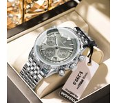 POEDAGAR High Quality Men's Quartz Watches Chronograph Waterproof Luminous Date Man Watch Stainless Steel Luxury Men Watch Reloj