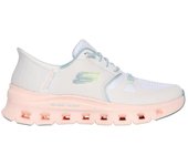 Cómoda  Deportiva mujer Skechers SLIP-INS GLIDE-STEP® PRO cómodo tejido blanco. Diseño para calzar sin manos Heel Pillow Plantilla Memory Foam. Amortiguación Glide-Step Altura Tacón bajo (1-3 cm) Referencia 150420-MULT