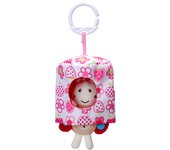 Lindo animal de dibujos animados escondite tirar choque colgante muñeca bebé juguete de peluche coche muñeca colgante muñeca