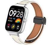 For Xiaomi Redmi Watch 4 Smartwatch Leather Strap Metal Interface Replacement Correa redmiwatch 4 Bracelet for xiaomi band 8 pro