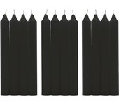 Zimmy - Velas Cilíndricas de Mesa 17.5 cm - 100% Parafina y Mecha de Algodón, Sin Perfume - Variedad de Colores