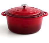 Cocotte hierro fundido esmaltado Bidasoa Fierro – Redonda 24 o 28 cm y Ovalada 30x23 cm – Apta para horno e inducción