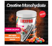 OXYPRO® Nutrition –  Creatina Monohidrato 500g - sabor LOLLIPOP (El Suplemento Esencial para Potenciar tu Rendimiento)