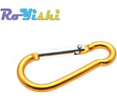 10 Pcs/Pack Aluminum Carabiner Snap Hook Keychain For Paracord Outdoor Activities Hiking Camping 10 Colors