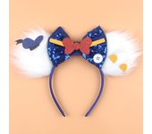 Newest Disney Mickey Mouse Ears Headband Kid Adult Festival Party Sequins 5" Bow Headband Women Baby Girl Party Hair Accessories