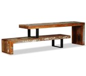 vidaXL Taburetes de cocina 2 unidades madera maciza reciclada