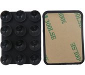 Silicone Suction Pad For Mobile Phone Fixture Suction Cup Backed Adhesive Silicone Rubber Sucker Pad For Fixed Pad