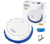 Robot Vacuum Cleaner, Tangle-free Suction , Slim, Automatic Self-Charging Robotic Vacuum Cleaner, Ideal For Pet Hair,USB battery capacity 1200mAh, 4h