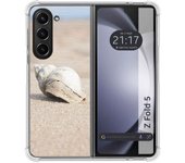 Funda Silicona para Samsung Galaxy Z Fold 5 5G diseño Concha Dibujos
