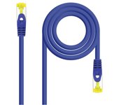 Nanocable - Cable red latiguillo lszh cat.6a sftp awg26 azul 30cm