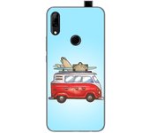 Tumundosmartphone Funda Gel Tpu para Huawei P Smart Z diseño Furgoneta Dibujos