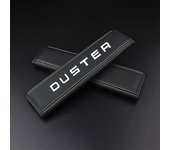 2Pcs Car Seat Belt Leather Safety Belt Shoulder Covers For Renault Scenic RS Line Logan Zoe Duster Kadjar Talisman Trafic Arkana