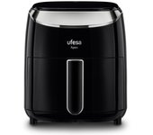 Ufesa Apex Sencillo 3,5 L Independiente 1200 W Freidora de aire caliente Negro, Acero inoxidable