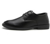 Men's Shoes Black Leather Men's Formal Shoes Oxford Wedding Party Office Business Shoes Plus Size Fashionable and Comfortable