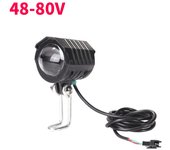 2 in 1 Scooter Horn Headlight Durable Waterproof Motorcycle Electric Bike Front Light Lamp Electric Scooters Accessories 48-80V