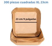 Large 23cm Air Fryer Disposable Paper Liner Non-stick Airfryer Parchment Special Baking Paper for 3-10QT Cooking/Steaming Basket