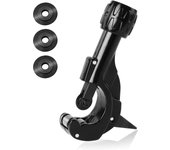 Cortador de tubos de acero inoxidable de 3-35 mm con desbarbador y 3 ruedas de corte de repuesto Cortador de tubos Cortador de tubos para tubos de acero inoxidable, tubos de cobre, tubos de aluminio