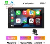 BQCC 4core 2 Din Car Radio Androidauto Carplay Android 13 GPS Car Audio 7"/9"/10" WIFI BT IPS Automotive Multimedia Player