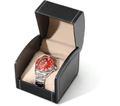 Watch Storage Box PU Single Watch Display Case Wristwatch Watch Holder Travel Jewelry Watch Organizer For Men Gift