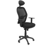 Piqueras Y Crespo Silla Ergonómica Jorquera con Malla Transpirable y Cabecero Fijo
