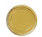PLATOS CARTÓN ORO 270 mm