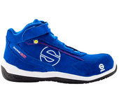 Botas de Seguridad Sparco Racing Urban  Evo GILES S3 SRC ESD- Cuero Liso y Piel Velour - Certificación S3 - Puntera en Composite - Suela Inyectada en PU - Estilo Racing