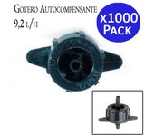 Suinga Pack 1000 Goteros Autocompensantes Desmontables 9,2 L/h para Sistemas de Riego y Mangueras de Jardín