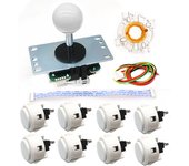 Jp Original Sanwa 8YT Joystick Obsf 30 Push Button Octagonal Restrictor Zero Delay Neo Geo Coin Pusher Arcade Game Machine Diy