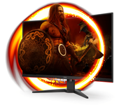 MONITOR GAMING AOC C32G2ZE/BK 31.5- FHD 1920X1080, 1MS, 240HZ, 2 X HDMI, DP