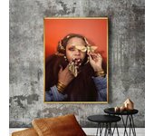 Erykah Badu Singer Poster Frameless Poster Kraft Club Bar Paper Retro Poster Mural Bedroom Study Decoration Painting