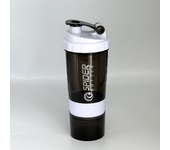 3 Layers Shaker Protein Bottle Powder Shake Cup Water Bottle Plastic Mixing Cup Body Building Exercise Bottle