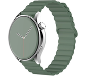 Magnetic loop For Samsung Galaxy watch 6 5 4 Classic 20MM 22mm Silicone bracelet Amazfit Bip 5/3 pro/Balance/GTS/GTR 4-3 strap