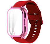 22mm Silicone Strap With Case For Xiaomi Redmi Watch 5 Active Lite Smart Watch Wrist Band And Case For Redmi Watch 5 Active Lite