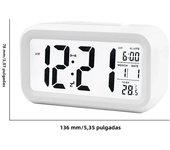 LED Digital Alarm Clock Table Alarm Clock Watch Electronic Desktop Clocks USB Wake Up FM Radio Time Projector + Snooze Function