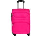 COSHANO COSHANO Maleta de Tela Trolley Equipaje de Mano Cabina 4 Ruedas 360º Giratorias aceptada por Todas Las aerolineas (Rosa)