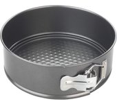 Non-stick Spring form Cake Tin, Round cake pan with loose base for easy release, fridge and freezer safe. Grey, 19cm, 7.5 inch
