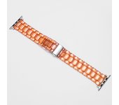 Transparent resin women's fashion watch strap, compatible with Apple Watch 38/40/41/42/44/45/49MM, suitable for iWatch 9876543SE