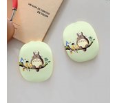 Funny Cartoon Totoros Personalized Airpods Max Headphone Case Shockproof Protective Glossy Earphone Anti-fall Cover