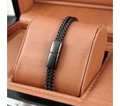 Golden Chain Bracelet for Men and Women, Stainless Steel Curb Cuban Link Bangle Hip Hop Trendy Wrist Jewelry Gift New 2023