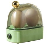 Electric Egg Boiler Automatic Cooker Rapid Egg Boiler Breakfast Machine Multi-Function Egg Cooker 2 Eggs Portable Food Steamer
